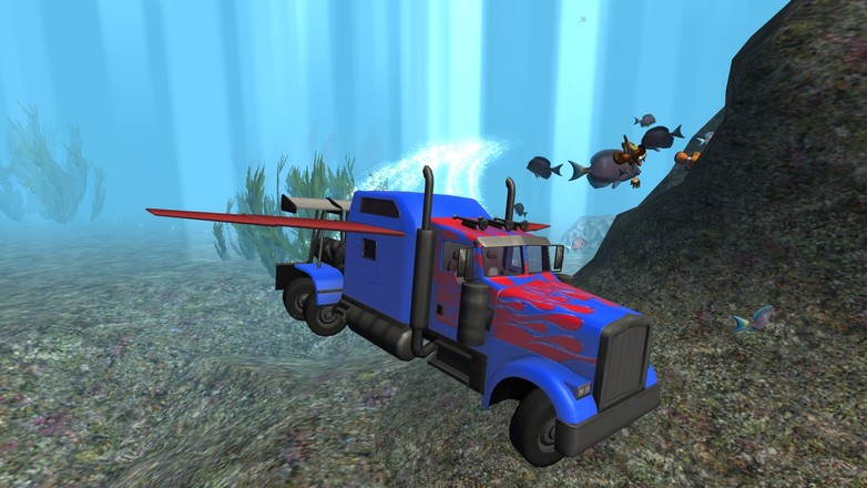 Submarine Transformer Truck 3D截图1
