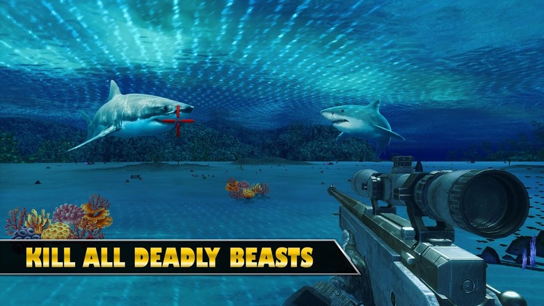 水下鲨鱼狙击猎人截图3