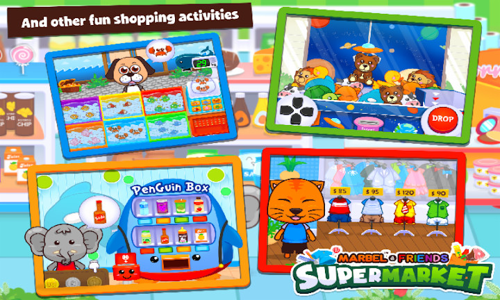 Marbel Supermarket Kids Games截图8