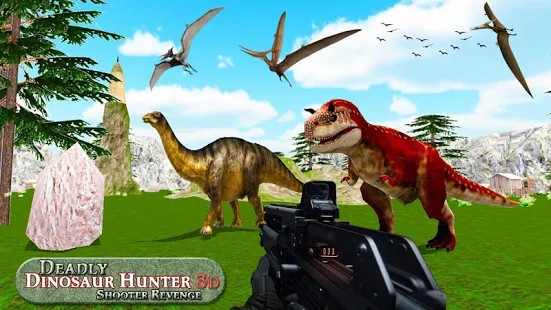 致命的恐龙猎人复仇FPS射手游戏3D截图2