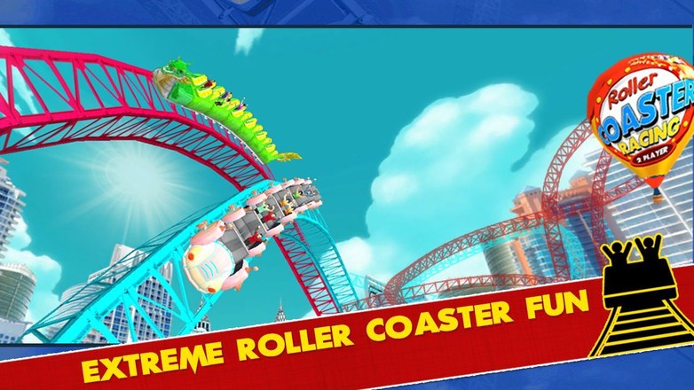 Roller Coaster Racing 3D 2 player截图5