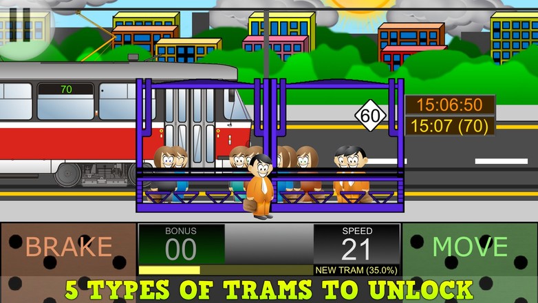 Tram Driver Simulator 2D截图4