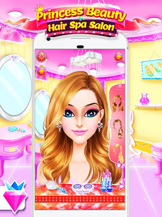 Princess Salon - Dress Up Makeup Game for Girls截图3