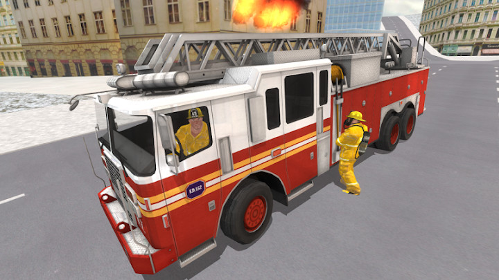 Fire Truck Driving Simulator截图5