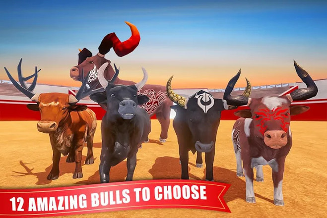 3D 愤怒的公牛的进攻模拟器截图10
