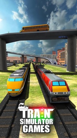 Impossible Indian Train Driving Game Sky City Sim截图10