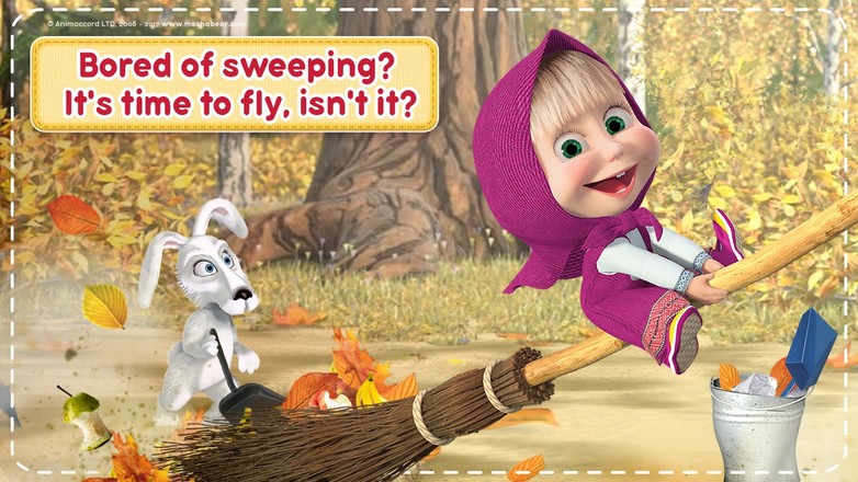 Masha and the Bear: House Cleaning Games for Girls截图4