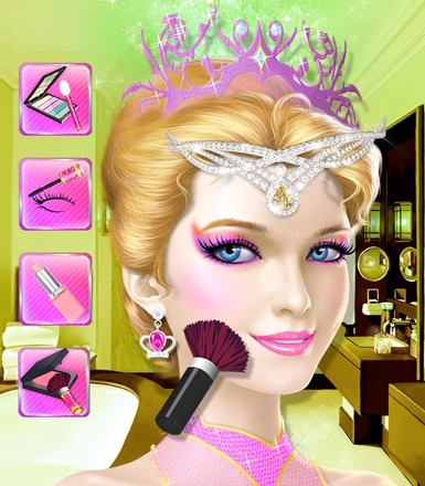 公主的皇家奢华美容沙龙 - 女生化妆换装游戏截图1