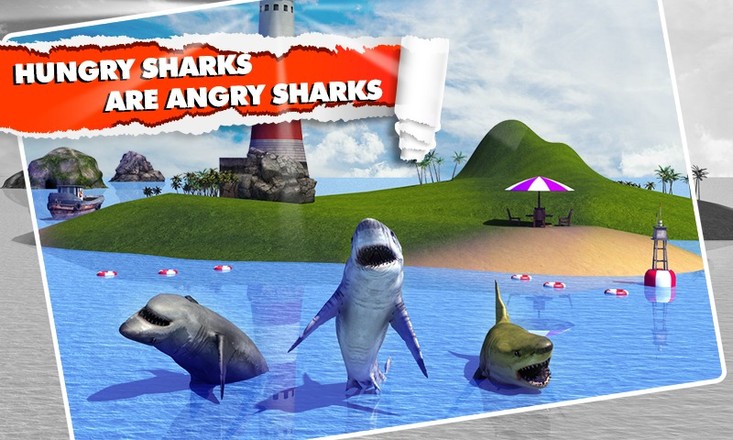 愤怒的鲨鱼模拟3D截图4