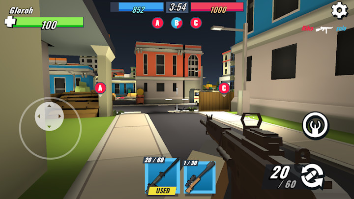 Battle Gun 3D - Pixel Block Fight Online PVP FPS截图3