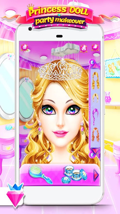 Princess Beauty Salon Dress Up Makeover For Girls截图3