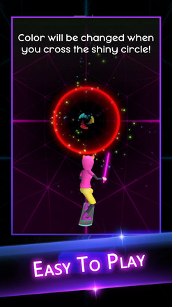 Music Game: Neon Cyber Surfer Free Music Game截图6