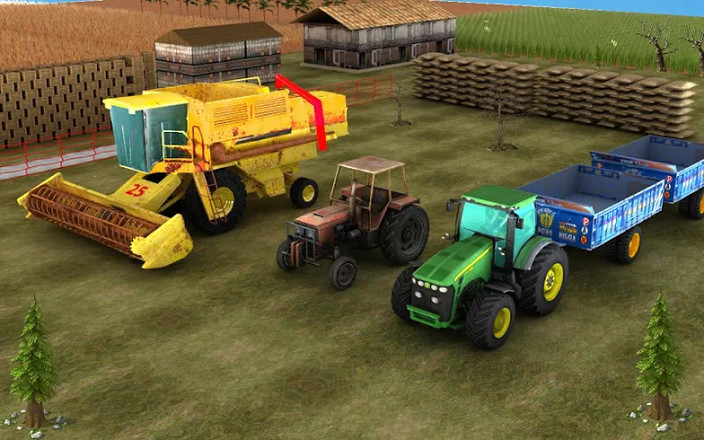 小麦 农业 拖拉机 模拟器截图6