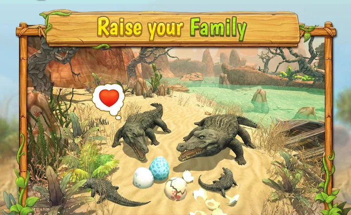 Crocodile Family Sim : Online截图6