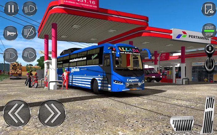 City Coach Bus Driving Sim : Bus Games 2020截图4