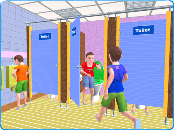 Kids Toilet Emergency Pro 3D截图8
