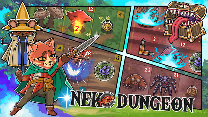 Neko Dungeon: Puzzle RPG截图6