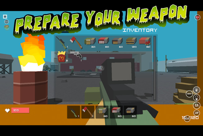 Hero Pixel V Zombie Gun 3D截图4