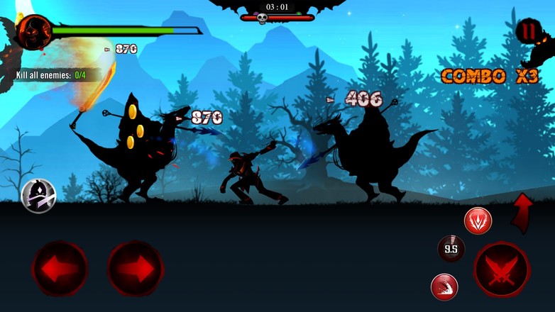 Shadow Stickman: Dark rising – Ninja warriors截图5