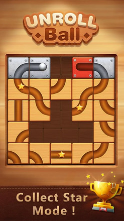Unblock The Ball - Roll & Drag Block Puzzle Games截图1