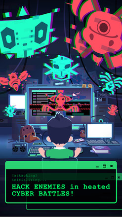 Hacking Hero - Cyber Adventure Clicker截图1