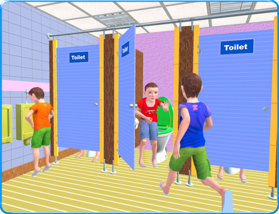 Kids Toilet Emergency Pro 3D截图10