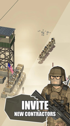 Idle Warzone 3d: Military Game - Army Tycoon截图3