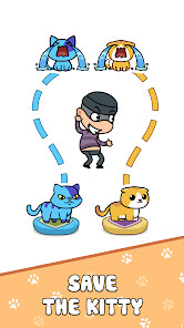 Cat Rush: Draw Puzzle Game截图3