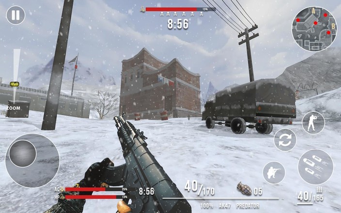 Rules of Modern World War Winter FPS Shooting Game截图1