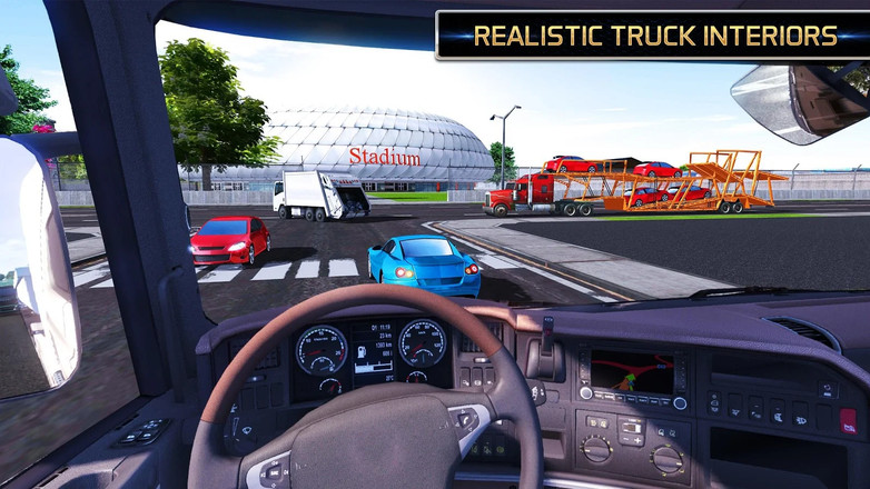 欧洲卡车模驾驶拟器2018年 - Truck Driver Simulator截图6