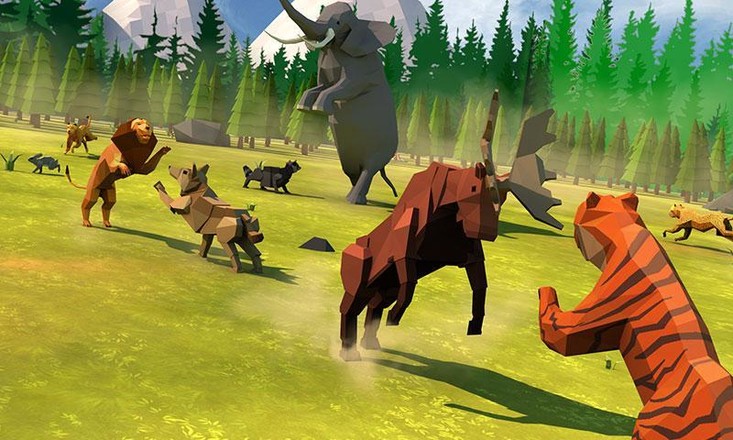 Animal Kingdom Battle Simulator 3D截图1