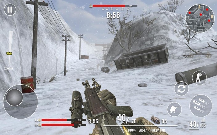 Rules of Modern World War Winter FPS Shooting Game截图4