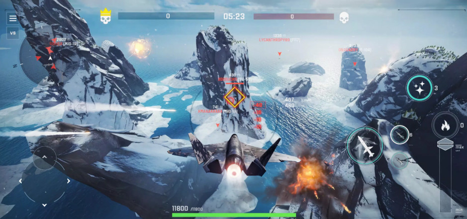 Sky Combat 2: Air Combat PvP截图3