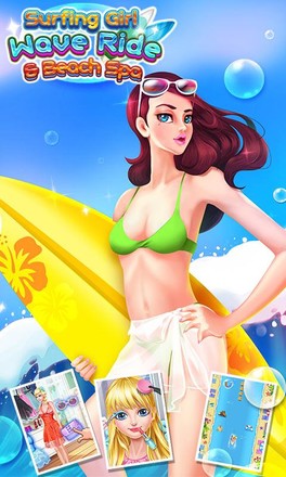 冲浪女孩 - 沙滩SPA & 免费女孩游戏截图4