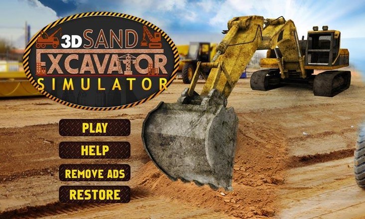 砂挖掘机模拟器 3D截图3