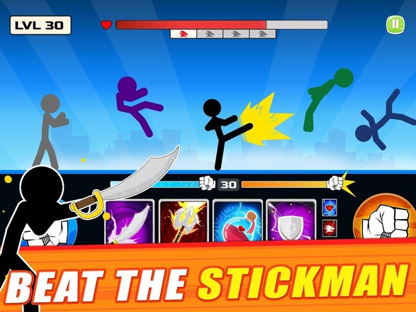 Stickman Fighter : Mega Brawl 动作游戏截图6