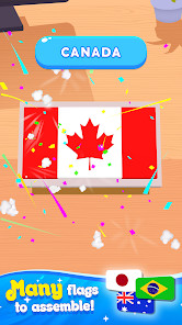 Drop Fit: World Flag Puzzle截图2