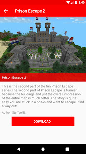 Prison Escape Maps for Minecraft PE截图1