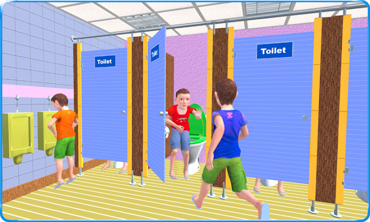 Kids Toilet Emergency Pro 3D截图5