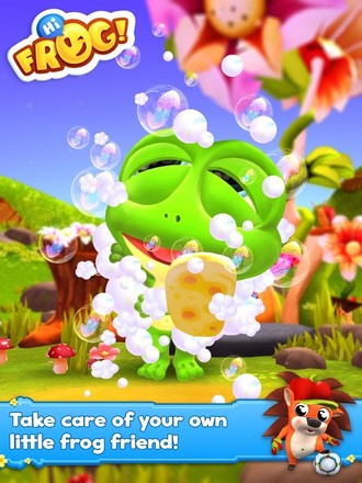 Hi Frog! - Free pet game app截图1