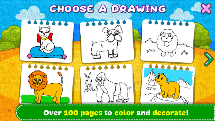 颜色和学习 - 动物 - 儿童游戏截图3