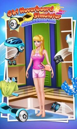 女生平衡车模拟 - 免费化妆与装扮女孩游戏截图5