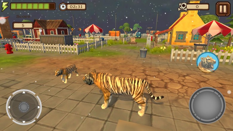 Tiger Rampage Simulator 3D截图4