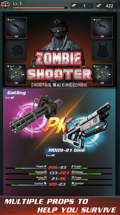 walking zombie shooter: zombie shooting games截图2