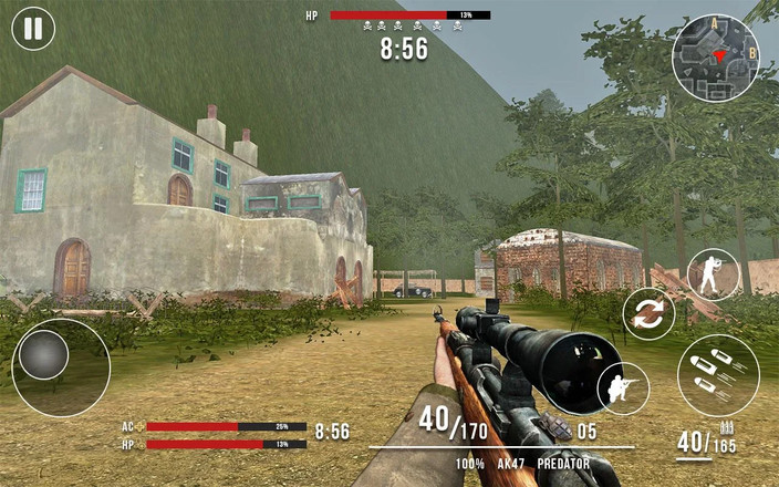 American vs Japanese Sniper - Hunter Survival FPS截图1