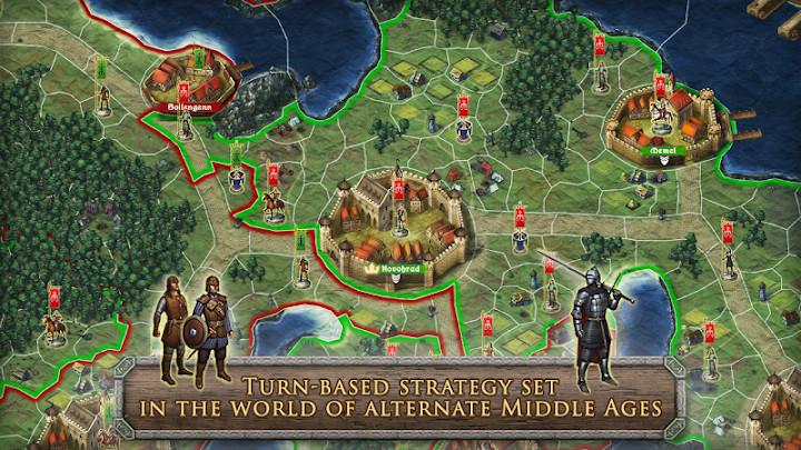 Strategy & Tactics: Medieval Civilization games截图6