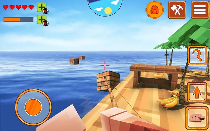 Multi Raft 3D: Survival Game on Island - 岛上的生存游戏截图4