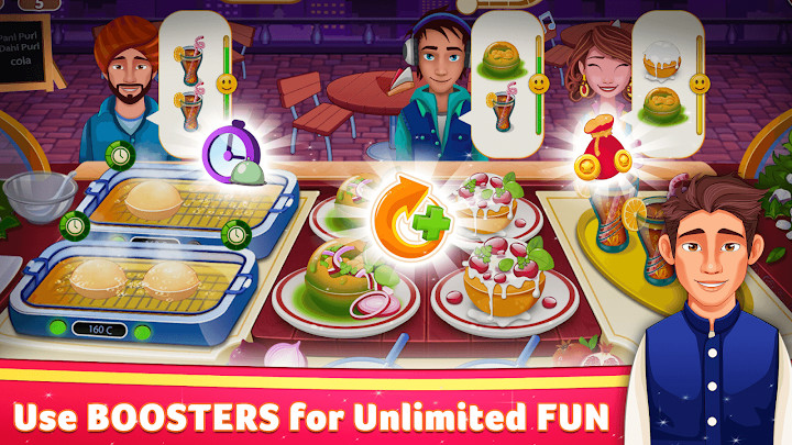 Indian Cooking Star: Chef Restaurant Cooking Games截图2