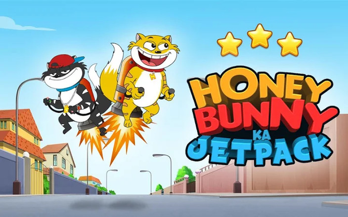 Honey Bunny Ka Jetpack – Hero Run: The Game截图1