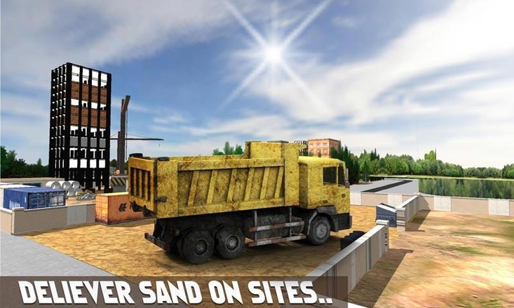 砂挖掘机模拟器 3D截图1